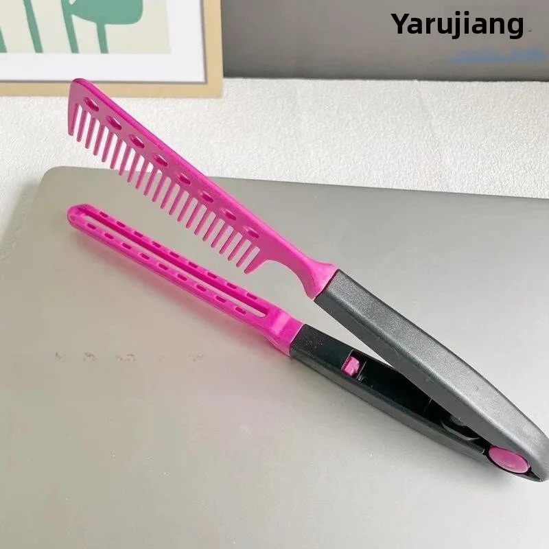

Portable V-Shaped Hair Root Fluffy Comb Women's Makeup Hair Styling Comb Straight Hair Comb Beauty Hair High Cranial Comb