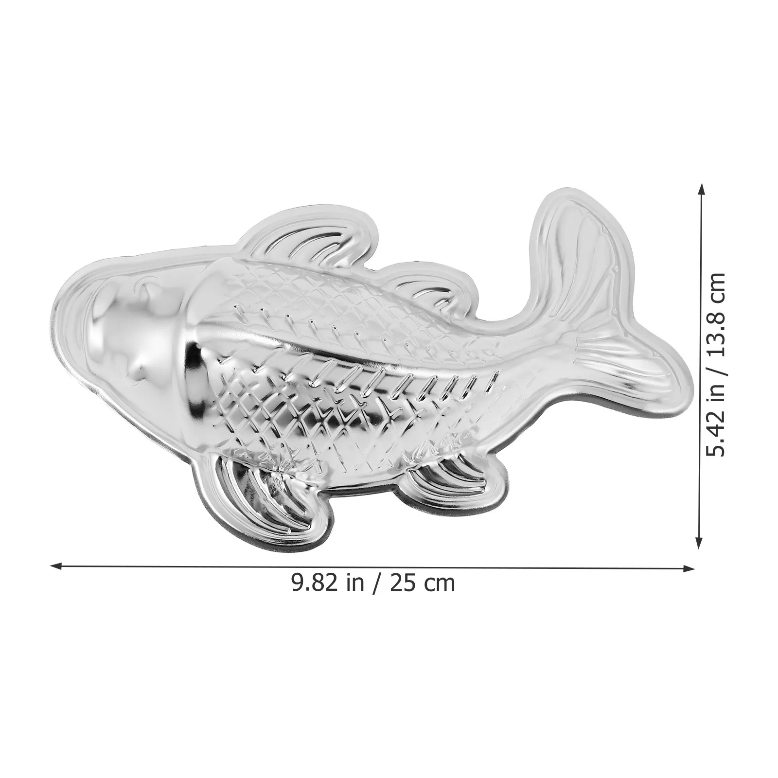 Fish Shaped Rice Cake Mold Premium Aluminum Alloy Heat Resistant Non Stick Jelly Chocolate Cake Baking Mold Kitchen Accessory
