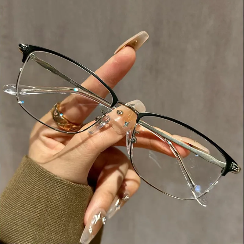 Heißverkaufte Lesebrille mit hochauflösendem Metallrahmen und Anti-Blaulicht-Lesebrille