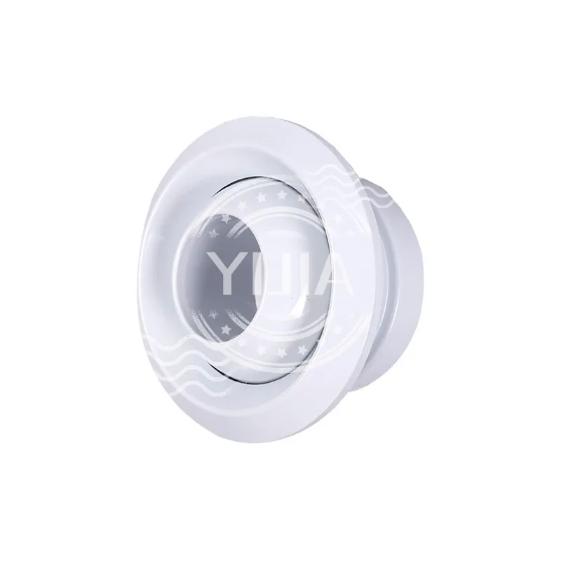 ABS Circular Jet Spherical Nozzle Air Vent Central Ventilation Adjustable Remote Jet Fresh Outlet Valve for Ventilating Device