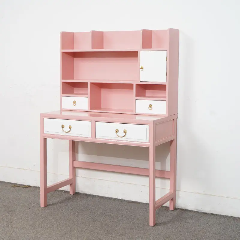 children's desk and chair combination bookcase computer table student bookcase writing desk