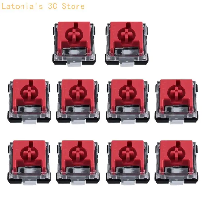 10Pcs Switches Engineered Moderate Feedback Quiet Stable Presses for Enhances Typing Experience X3UB