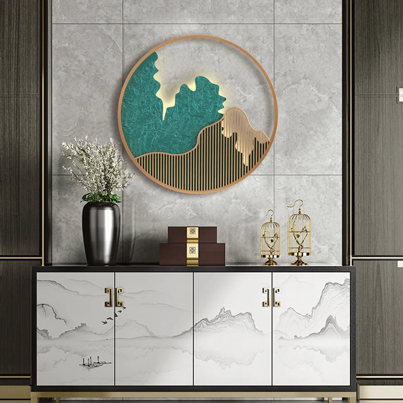 Metal Wall Hangings Bedroom Bedside Three-dimensional Wrought Iron Wall Decoration Sofa Background Wall Decorations