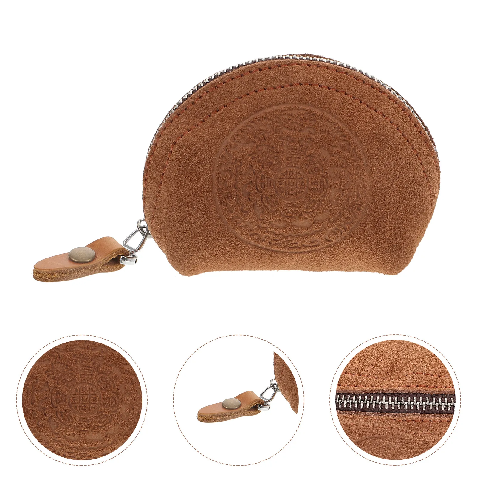 1Pcs Retro Design Coin Storage Bag Multi-Functional Mini Pouch Portable Earphone Jewelry Organizer Gift Container