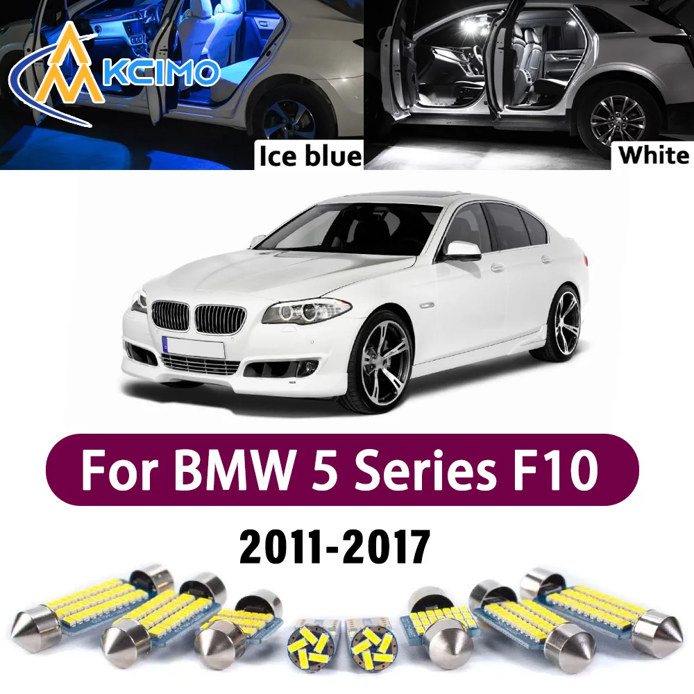 

High-Quality Light Bulb For BMW 5 Series F10 Sedan 2011-2017 LED Interior Dome Trunk Reading Mirror Error-Free Safer Lights