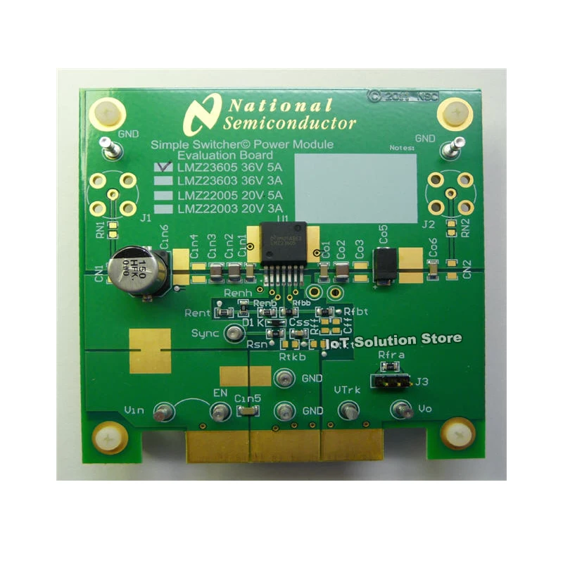 LMZ22003EVAL/NOPB — 3A SIMPLE Power Module with 20V Maximum Input Voltage Evaluation Board