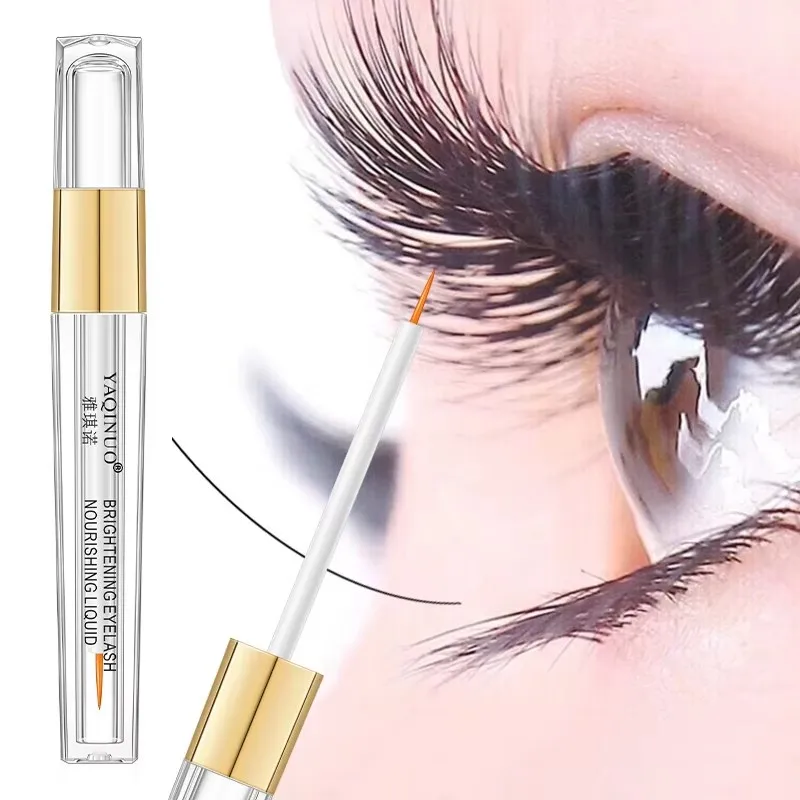 

Eyelash Growth Serum Moisturizing Lengthening Curling Thick Natural Lasting Black Glossy Smooth Nourishing Liquid Eye Care 3ml
