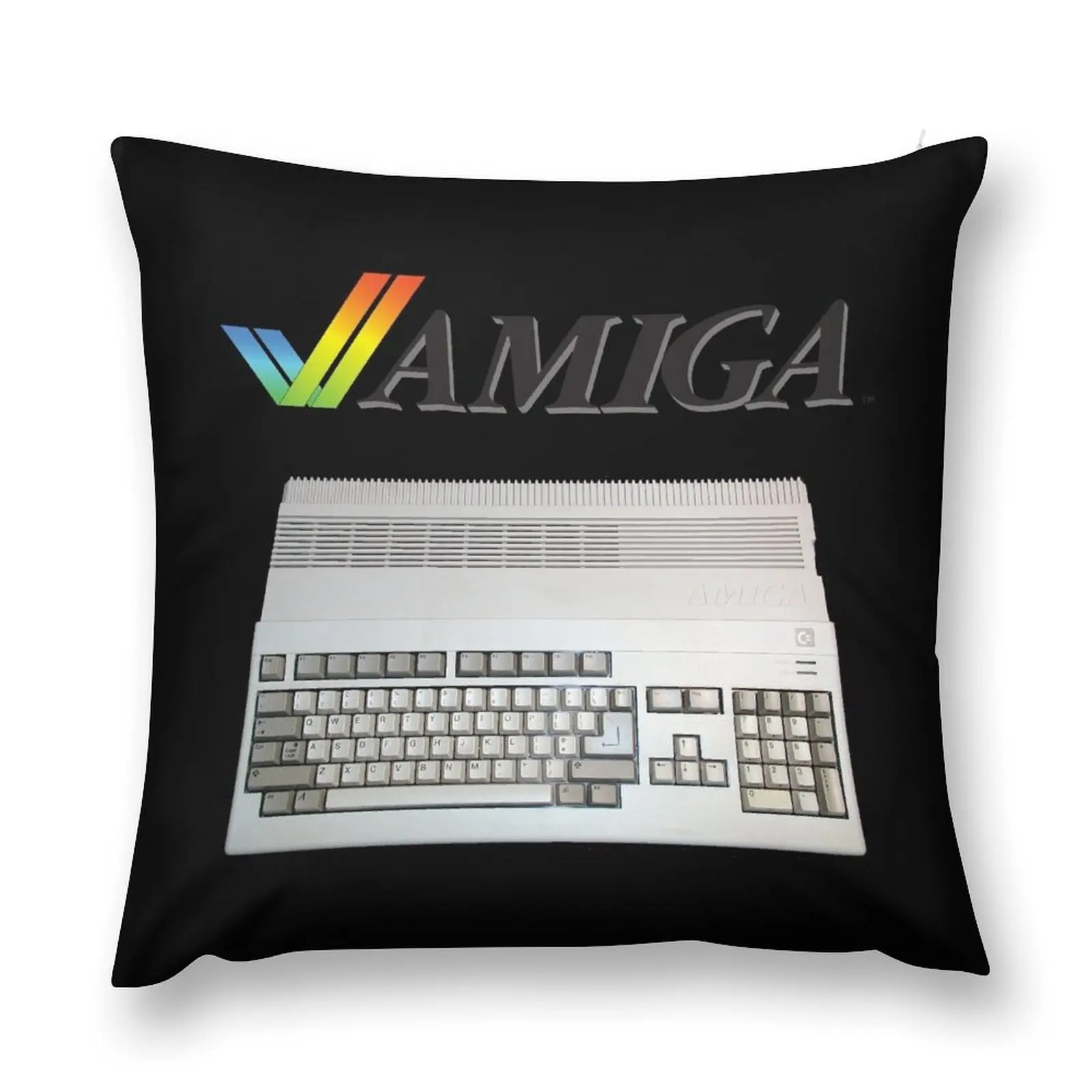 

Retro computer Amiga 80s nerd 16-bit Throw Pillow Decorative Cushion Decorative Pillow Covers For Sofa Christmas Covers pillow