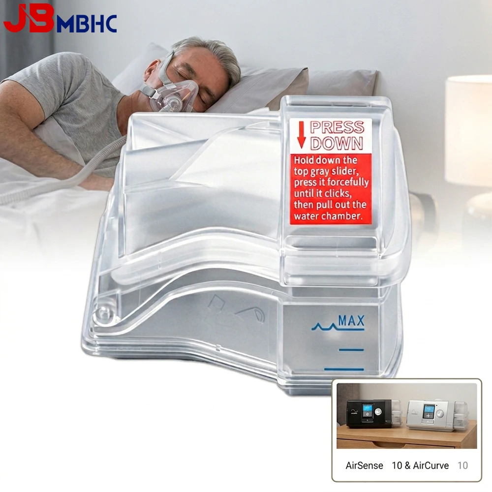 

Water Tub for S10 Series, Replacement Water Chamber Compatible with AirSense/Aircurve 10 CPAP Supplies Can Be Cleaned Repeatedly