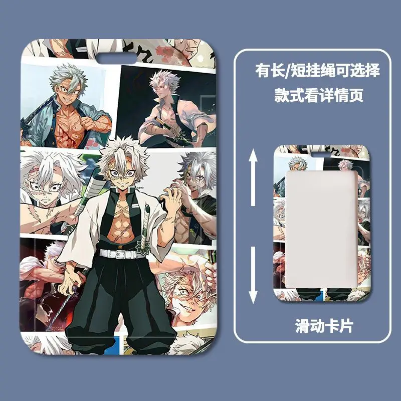 Étui à Cartes Dessin Animé Kochou Shinobu 7x10 Cm - Compatible RFID, Porte-carte D'identité, étudiant, Crédit - 2