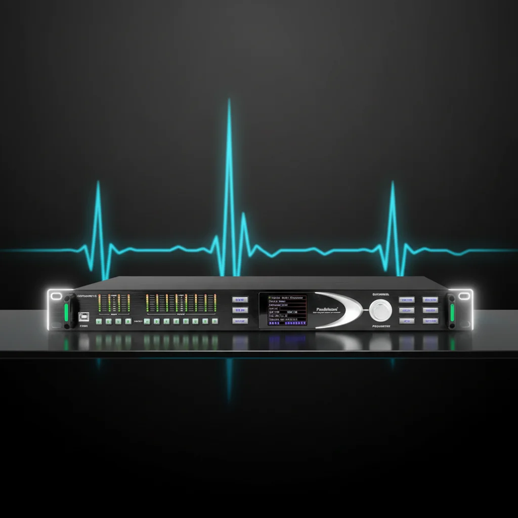 4 In 8 Out 96kHz FIR DSP Processor AES USB Stage Live Sound Equipment