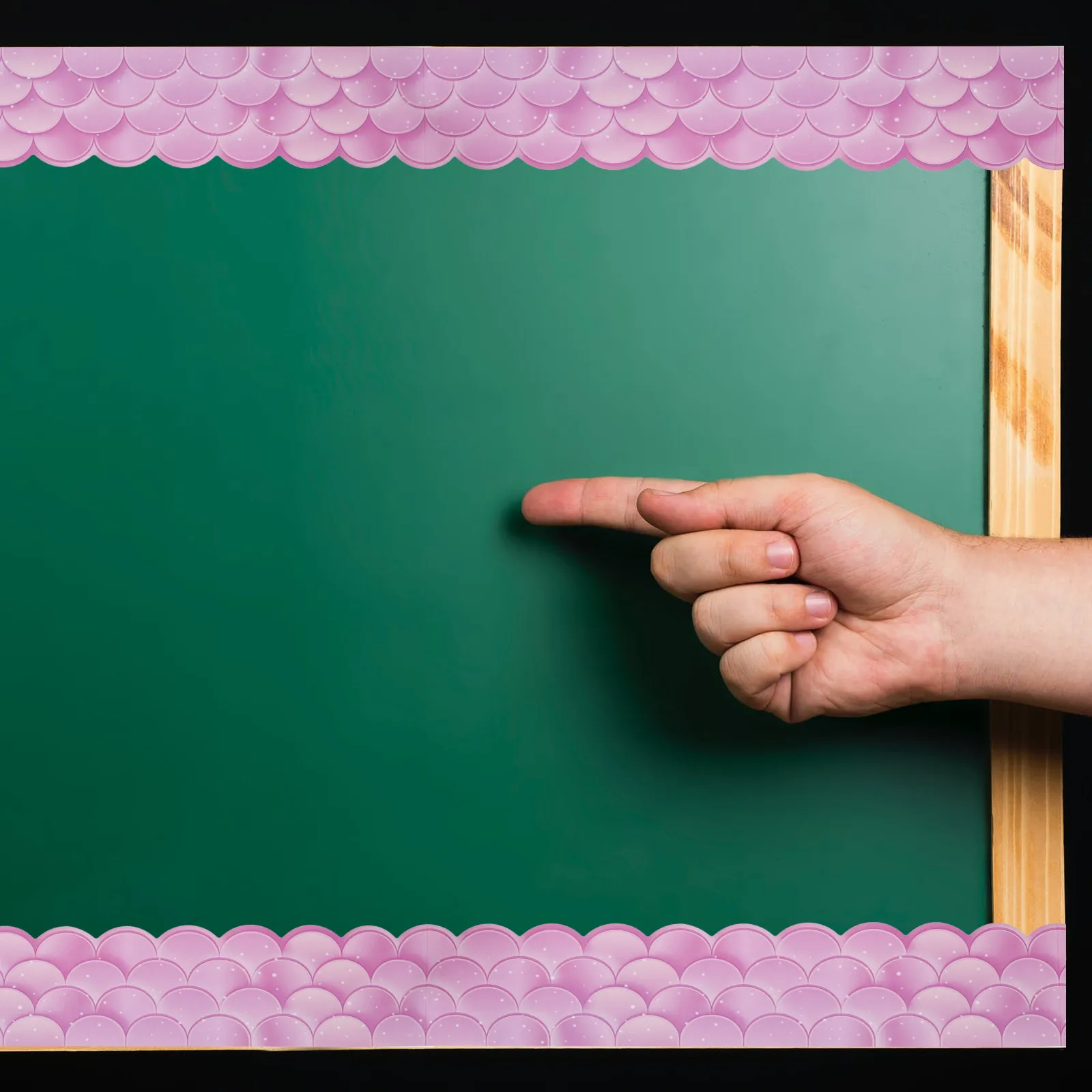 1 Bulletin Border Sticker Perfect Thickness Classroom Blackboard Border for DIY Desk Wall Decoration