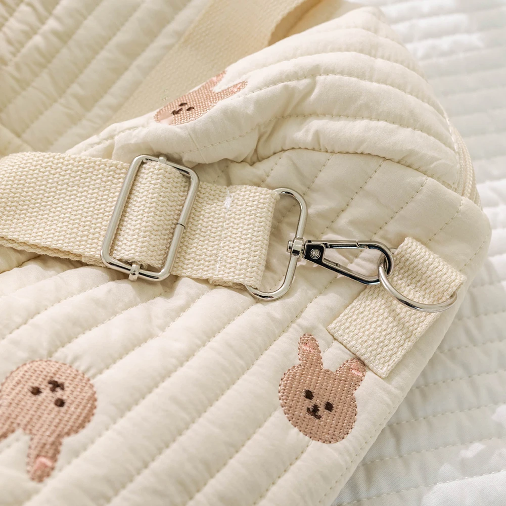 Borsa per pannolini per bambini Borsa a tracolla ricamata Borsa a tracolla per cartoni animati carina Borsa per mamma Borsa per bagagli Borsa per viaggi