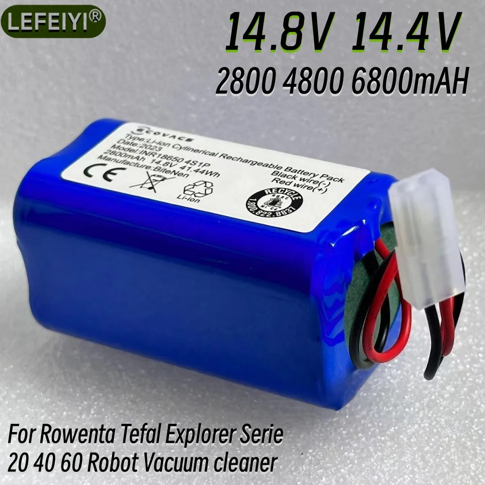 14.8V RS-RT 900866   Rowenta Tefal Explorer Series 20 40 60 Essential (SKV4136GL) Mijia G1 (MJSTG1) Xiaomi Machine Batt litowo-jonowy