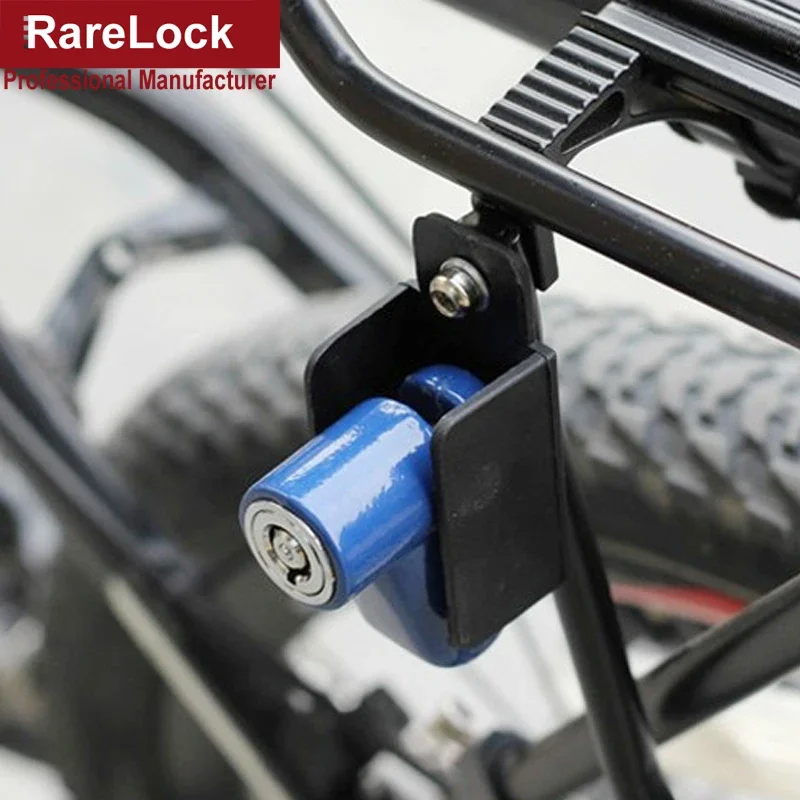 3 اللون الصلب مكافحة سرقة مكبح قرصي قفل للدراجات الجبلية مركبة دراجة نارية 55 مللي متر * 44 مللي متر * 9 مللي متر Rarelock ZS15 H
