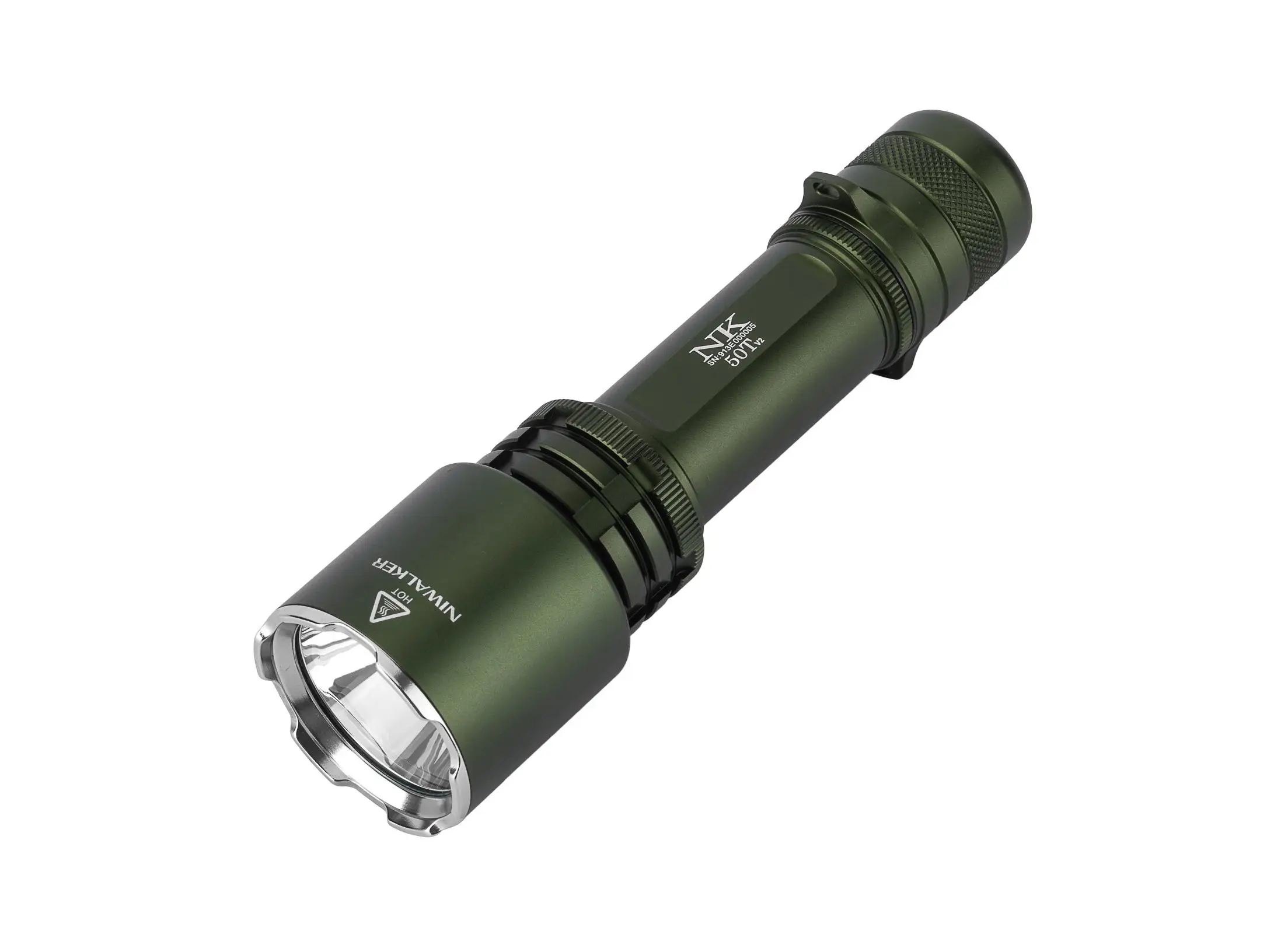 Niwalker Lanterna Tática Recarregável, Tipo-C, N50T, v2, 2300 Lumens, 800 Metros