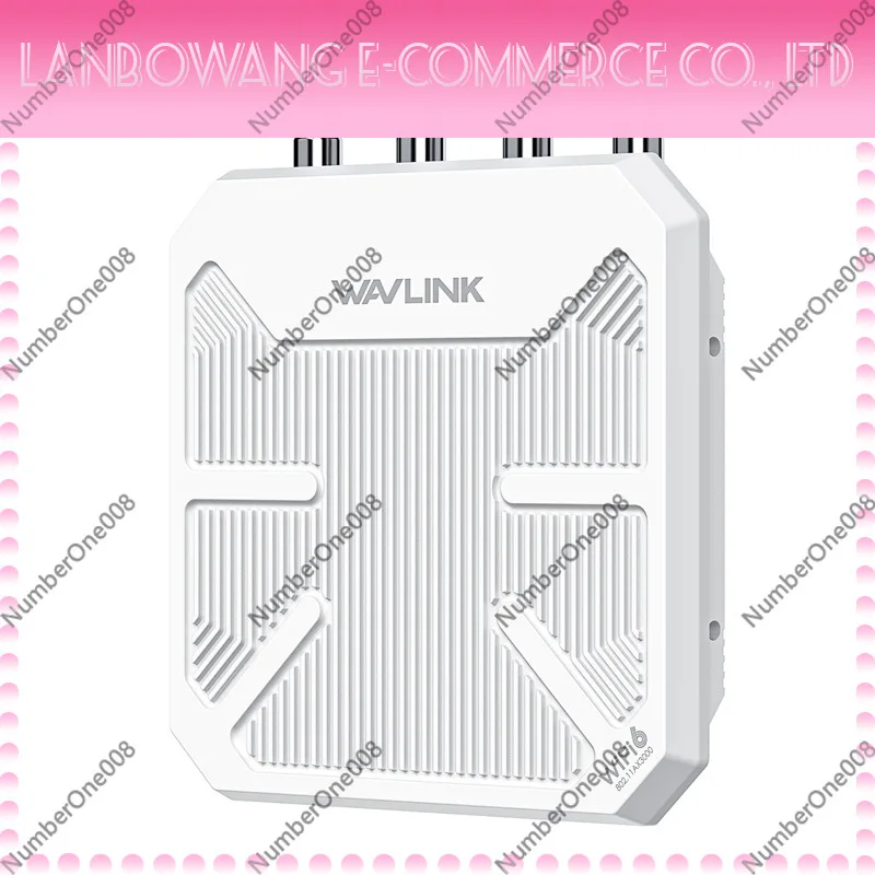 WiFi 6 Outdoor Wireless Repeater AX3000 Dual Band Waterproof Lightning Protection Park Signal Booster Extender