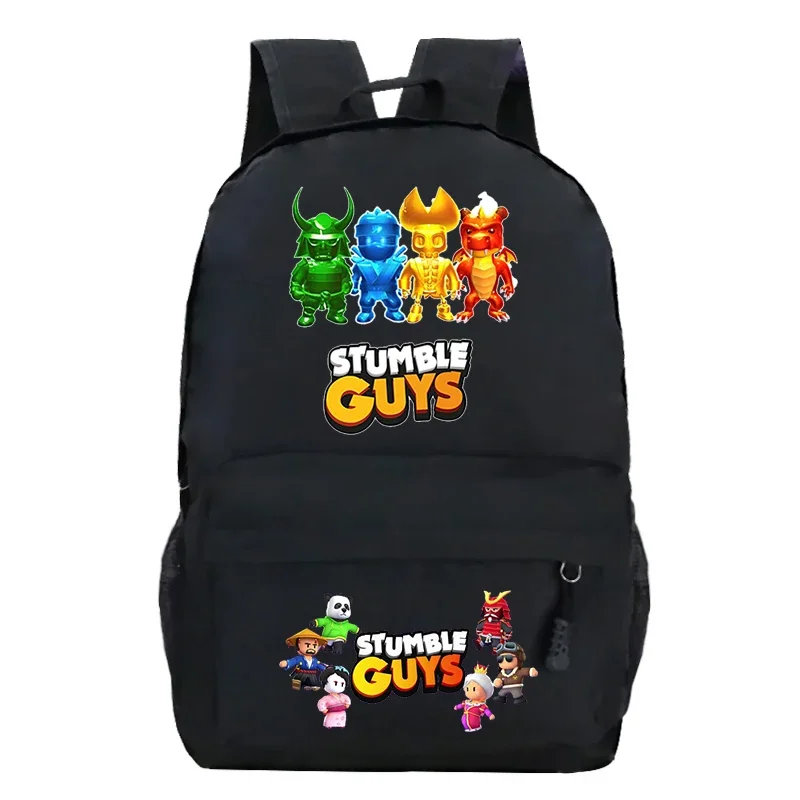 

Stumble Guys Backpack Students Casual School Bags Children Backpack Boys Girls Laptop Rucksack Cnvas Bag Mochlia