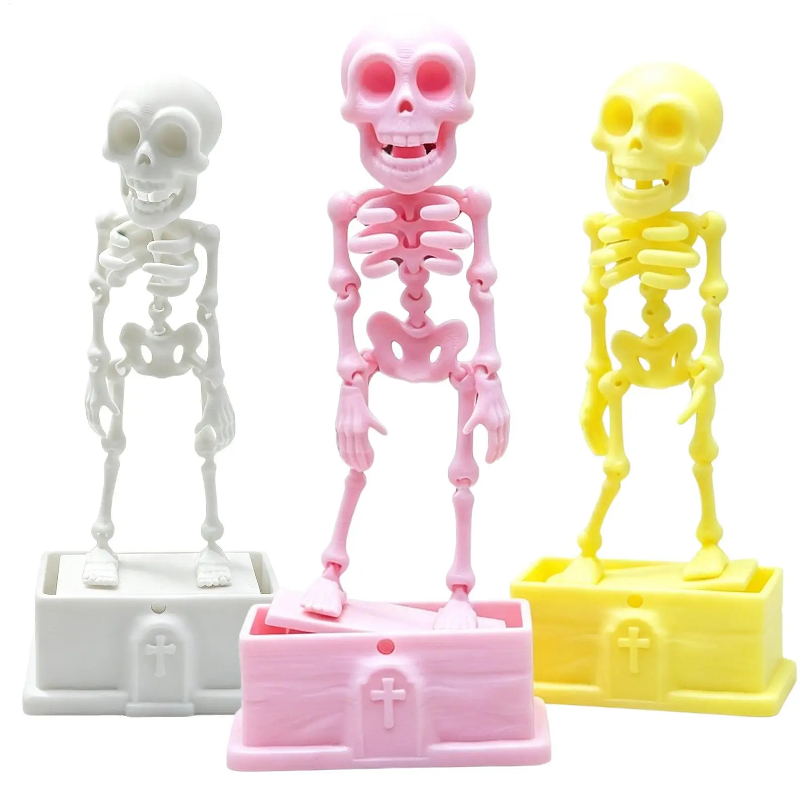 Aquarium Bubbler Decor Halloween Dancing Skeleton Aquariyum Dynamic Aerating Ornament Interactive Fish Tank Bubbler