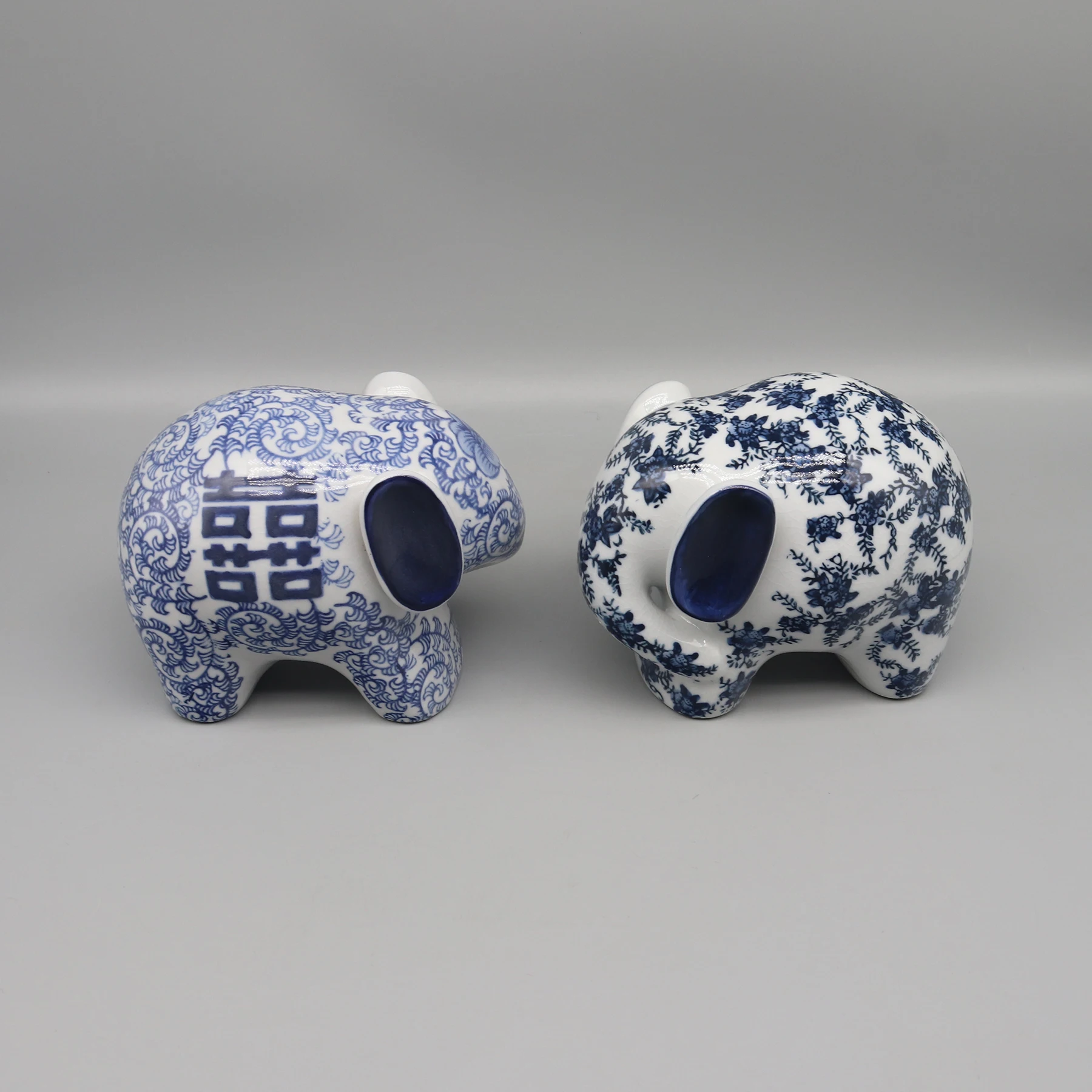 

Керамическая статуэтка слона, украшение для дома, настольный аксессуар