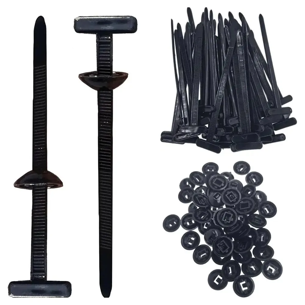 20/50/100Pcs Heavy Duty Nylon Universal Cable Tie Buckle Durable Wear-resistant Self-locking Zip Ties Adjustable Portable