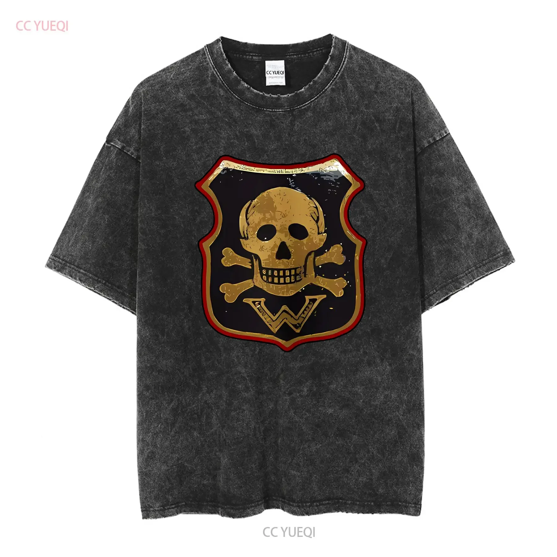 WW1 German Skull Shield Wehrwolf Wehrverband T Shirt imperial Militaria long or short sleeves vintage Washed Comfortable
