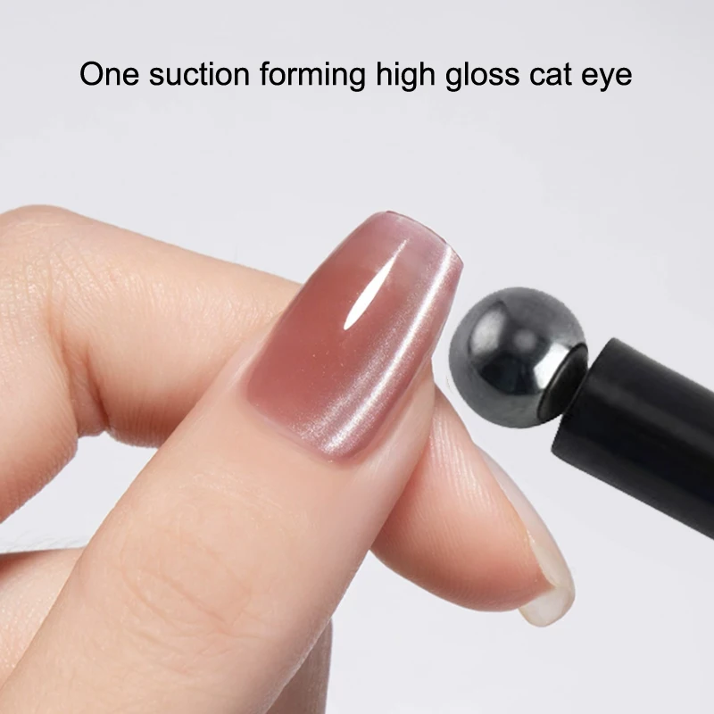 Nail Art Stick magnetico Cat Eye Magnete Forte accessorio per manicure con sfera cilindrica per nail art a doppia testa per smalto gel UV