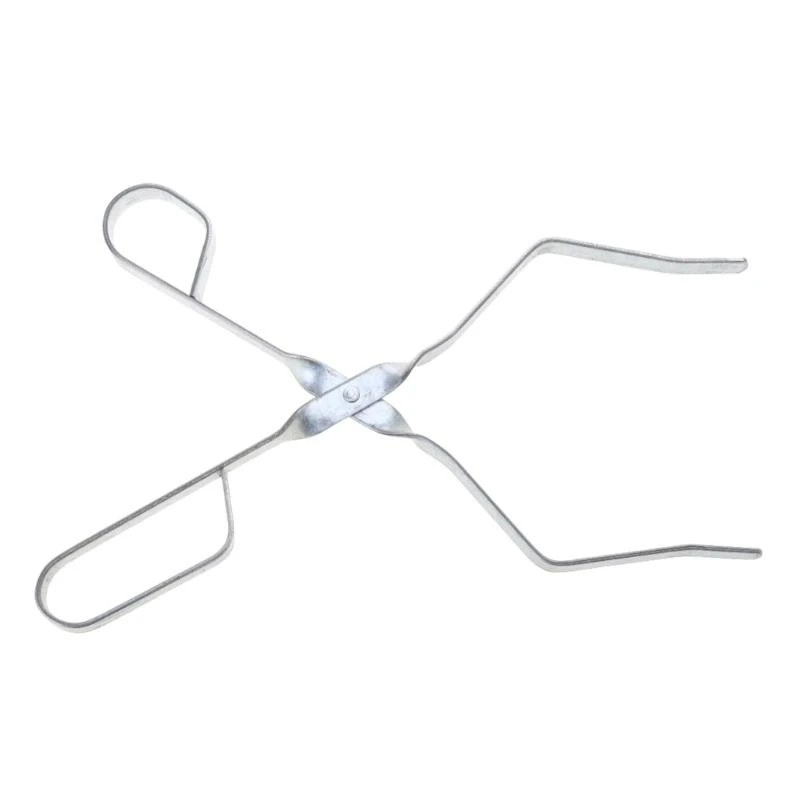 W89C 실험실 플라스크 비이커 클립 비이커 집게 금속 실험실 클립 도구 물리 화학 실험실을위한 50ml-1000ml 용량