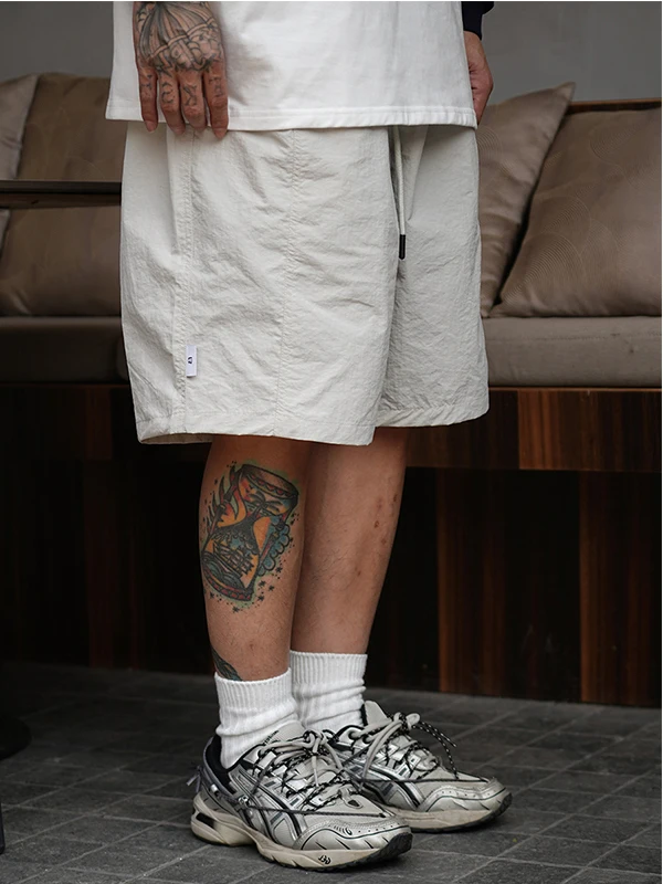 

Мужские свободные шорты в японском ретро-стиле, повседневные, прямого кроя, летние, универсальные, пляжные, до колена