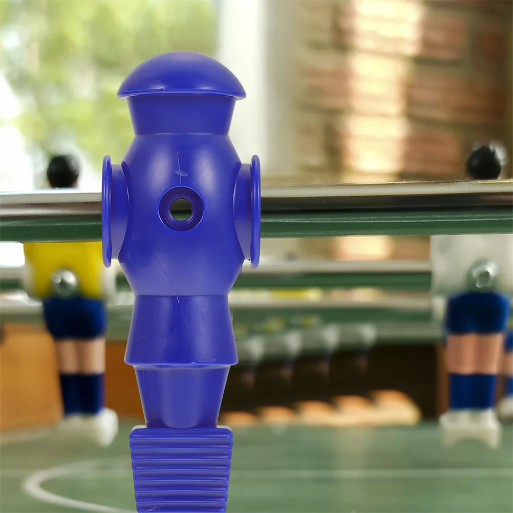 

8Pcs Football Machine Players Resin Replacement Color Desktop Foosball Table Parts Mechanical Soccer Game Accessories