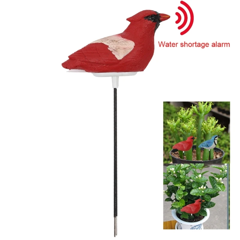 Chirping Bird Bonsai Soil Moisture Meter Plant Watering Alarm Water Tester Hygrometer Gardening Tool Planter KXRE