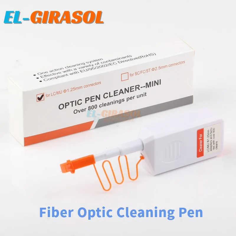 

Fiber Optic Cleaning Pen Mini Short Optical Module Flange Cleaner FC SC-2.5LC MU-1.25Mm FTTH