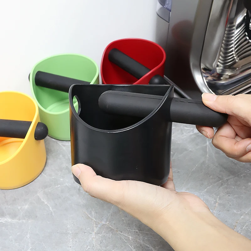 Coffee Knock Box Espresso Grounds Container Dump Bin Bucket  Anti Slip Powder Beveled Residue Barista Accessories Maker Tools