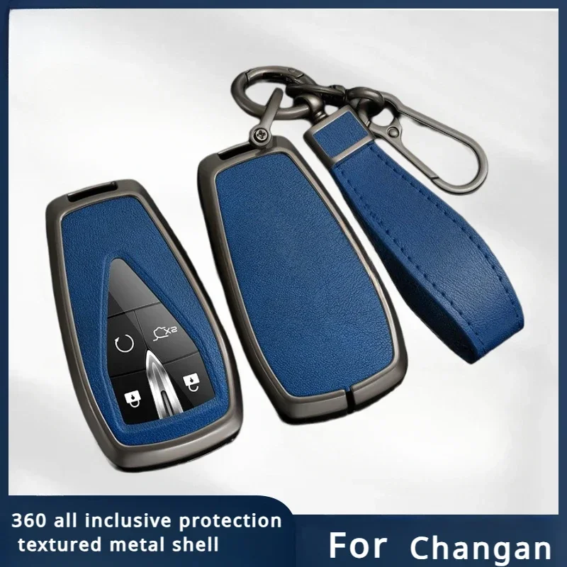 

Zinc Alloy Car Key Case Cover For Changan CS35 Plus CS55 PLUS CS75 PLUS Eado UNI-T For Changan Oushang X5 X7 EV 2019 2020 2021