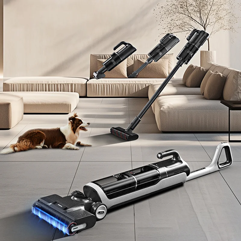 Floor Scrubber h20 Ultra Mix Intelligent Vacuum Cleaning Mopping Integrated Machine 180 °Lying Flat Vacuum Cleaner