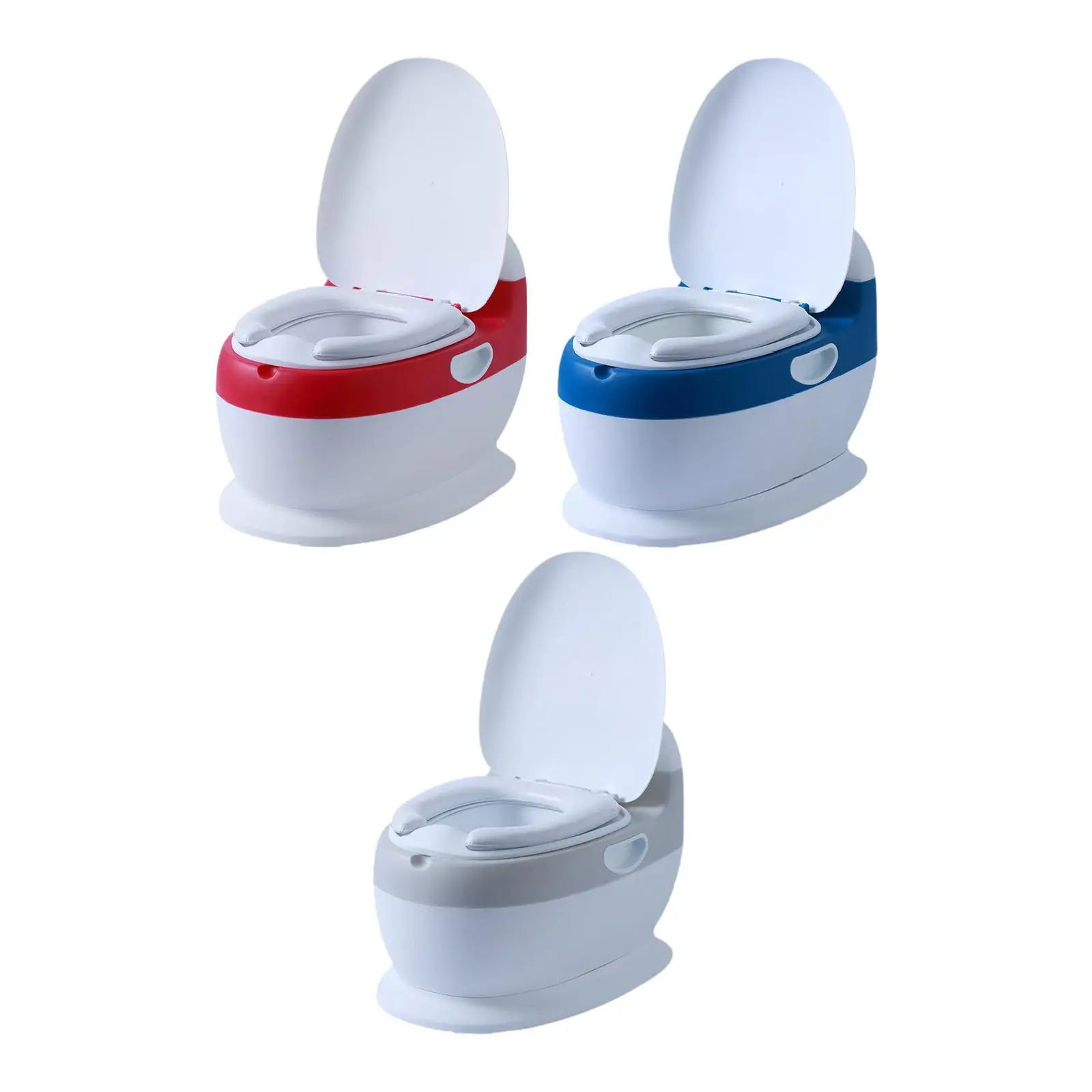 مرحاض تدريب واقعي على المرحاض، مقعد ناعم مريح للأطفال، مدرب مرحاض سهل التنظيف لحمام الأطفال الصغار