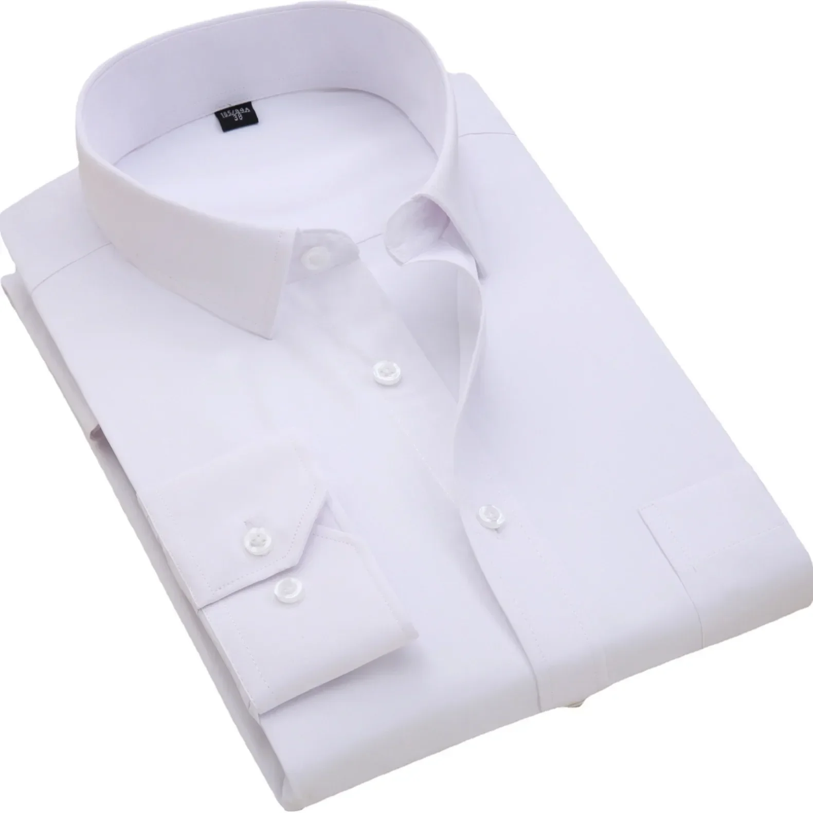 Frühling und Herbst Langarmhemd Herren Business Professional Arbeits kleidung Diagonale Slim Fit Büro anzug Shirt