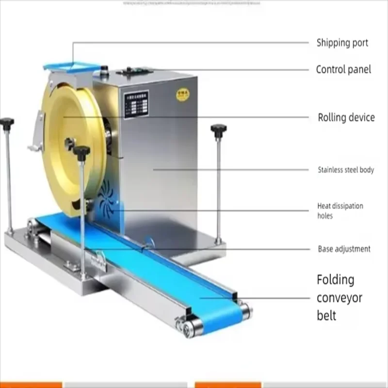 Automatic Dough Ball Maker Pizza Dough Ball Rounding Machine Bread Round Dough Ball Rounder Machine Rounder Dough Machine view 3