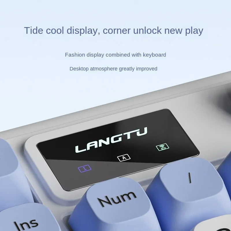 Wolf Road L98 three mode Bluetooth wired wireless keyboard high appearance level esports game office silent film keyboard