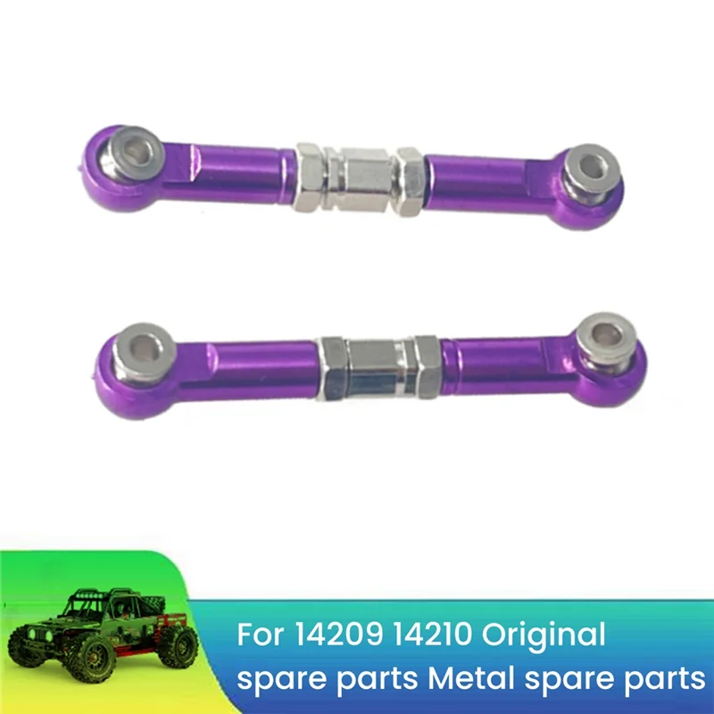 AS96-RC Car Metal Upgrade Accessories Steering Rod For MJX Hyper Go 1/14 14209 14210 H14BM RC Car Upgrade Parts