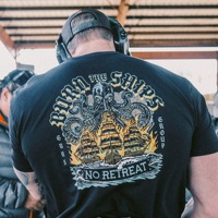 2025 Summer New The GBRS Group Always Wears Aggressive T Shirts Gym Sports Theme Printed Short-sleeved Cotton T-shirt Unseix