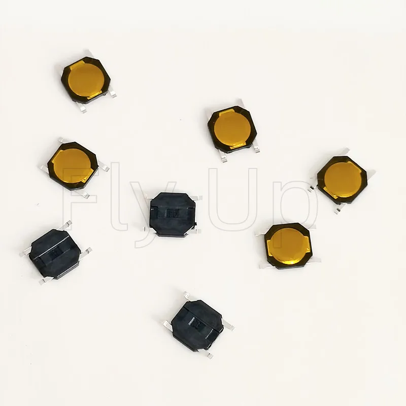 100Pcs/1000pcs Membrane Switch 4x4x 0.8MM 4X4X0.8mm Tactile Push Button Switch Tact 4 Pin 4*4*0.8mm Switch Micro Switch SMD