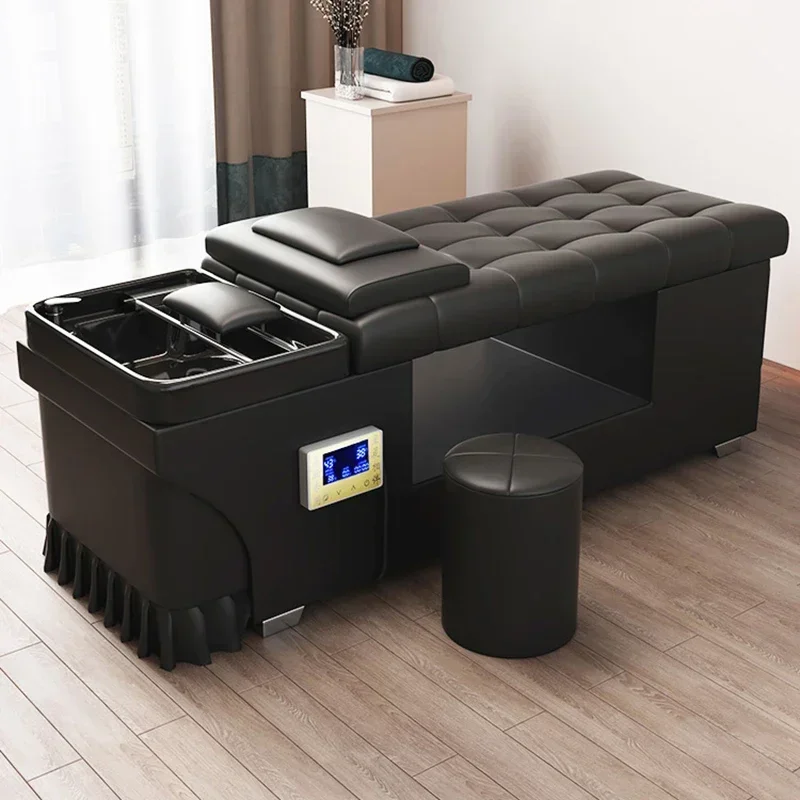 

Luxury Salon Water Hair Shaving Shampooing Professional Massage Spa Beauty Washing Single Mobilier Coiffure Sleeping Bed