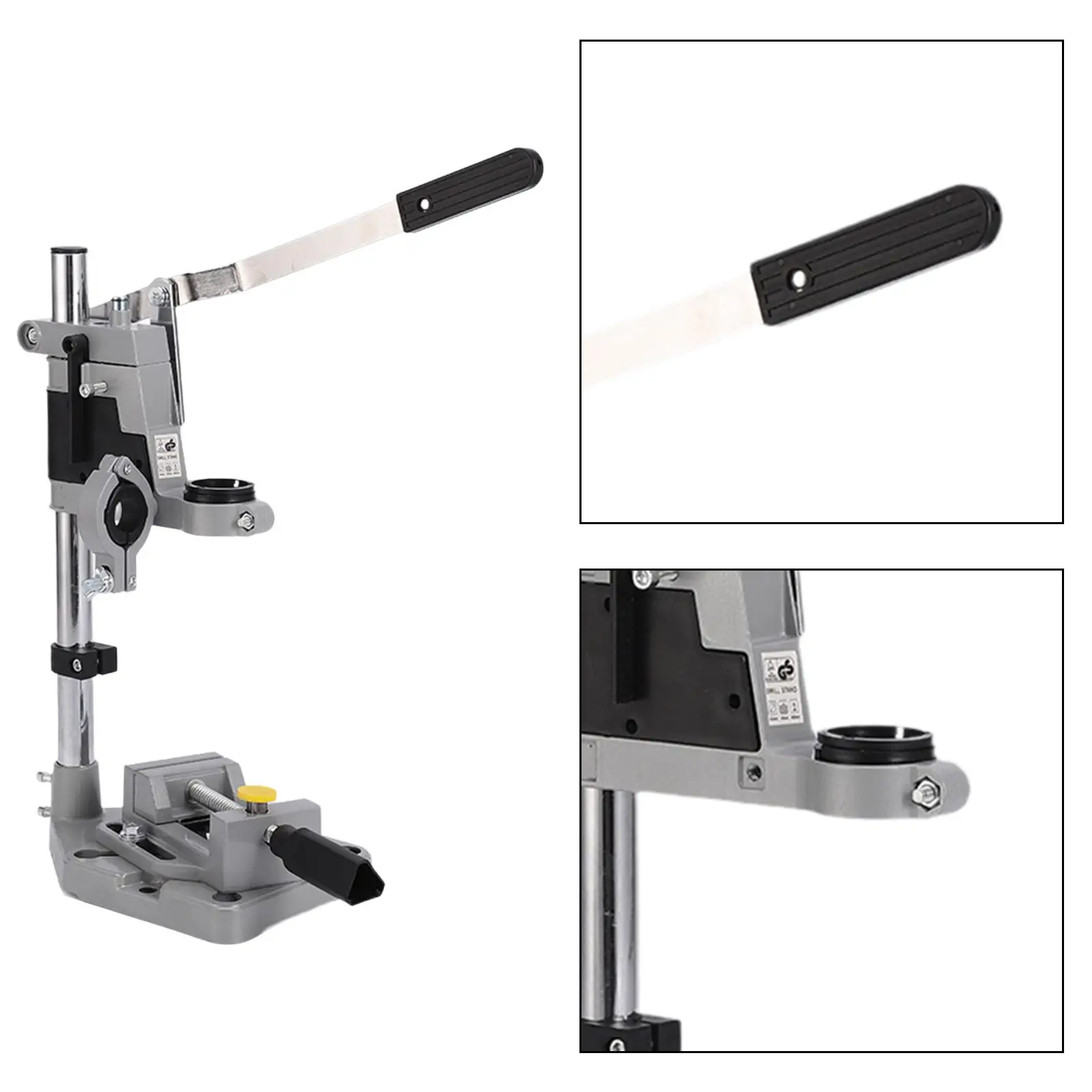 

Drill Press Stand Drill Workbench Repair Single Hole Alloy Base Adjustable Rotary Tool Accessories Table Top Drill Press