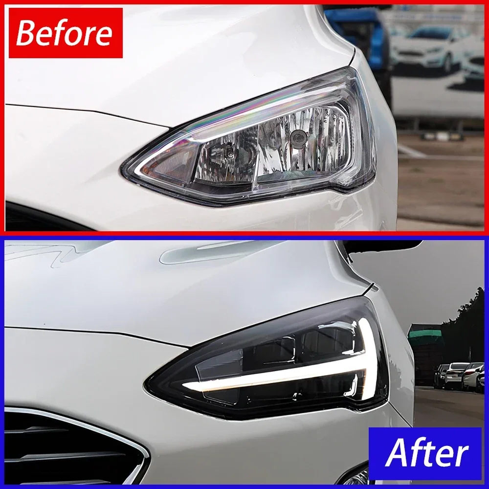 2019-2021 for Focus High Quality LED Auto Headlight Front Car Lamps High Configuration Proiector Lens Assembly New Accessor