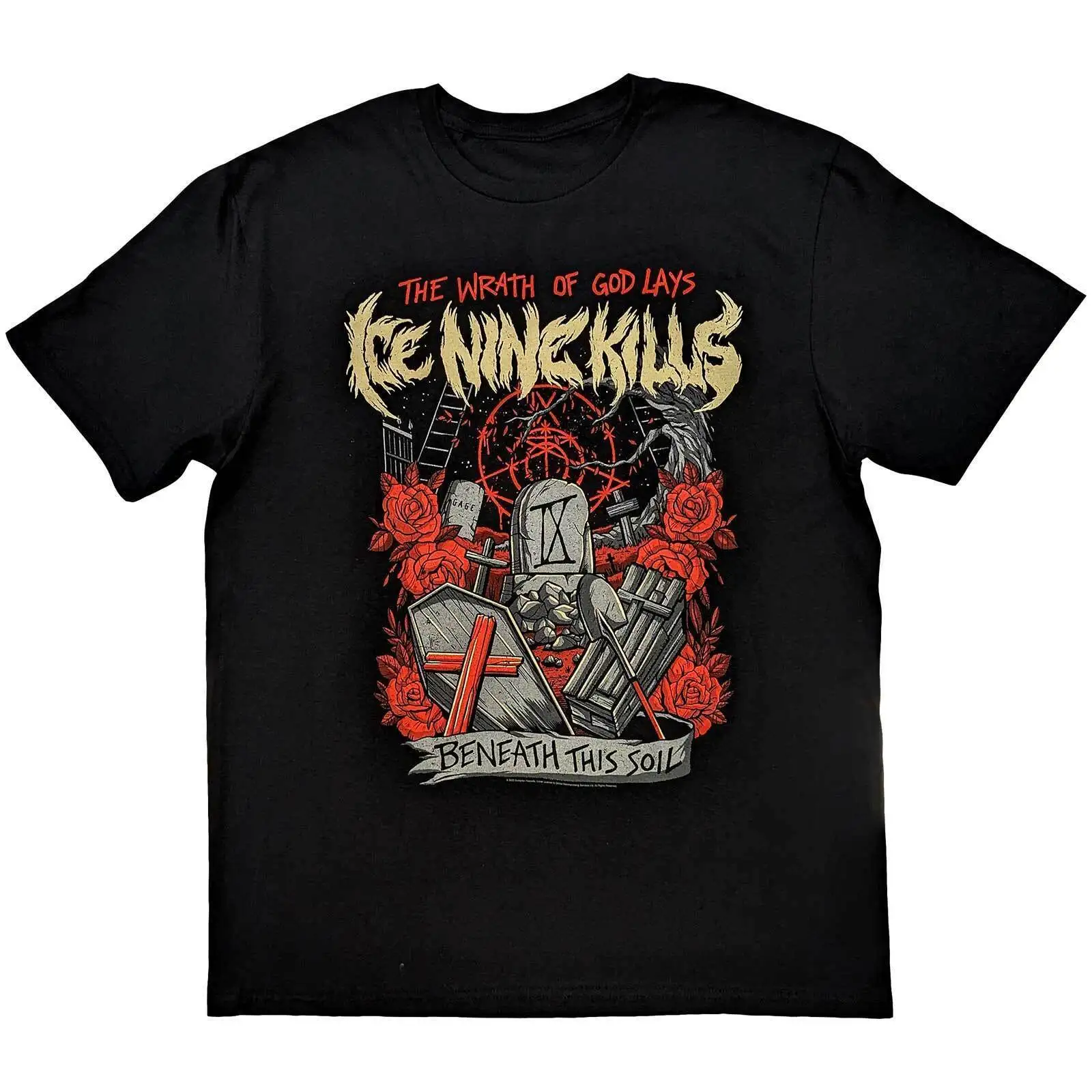 Ice Nine Kills T Shirt Wrath Official New