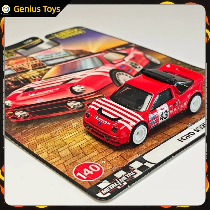 

В наличии Hot Wheels Premium 1:64 литая под давлением Коллекционная модель автомобиля Boulevard Ford Rs200 из сплава, металлический корпус, игрушка для мальчиков, подарок для фанатов