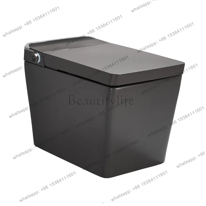 Australian standard high-end gun gray square smart toilet, fully automatic home cross-border foreign trade, toilet