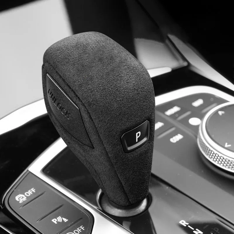 Car Gear Shift Lever Knob Cover Trim for BMW G20 G22 G29 330i 340i M340i 2 3 4 X3 X4 Z4 IX3 I4 Series Wrap Interior Accessories