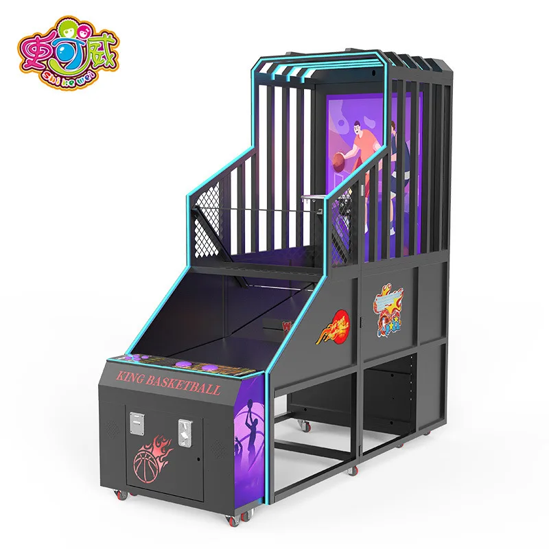 LCD basketball machine, the king of street throwing, adult video game city, large coin-operated luxury equipment